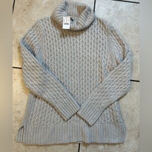 J Crew Merino Wool blend cowl neck sweater New with tags